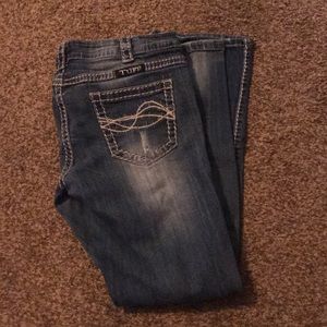 Cowgirl Tuff Fearless Straight with holes